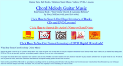 Desktop Screenshot of chordmelody.com